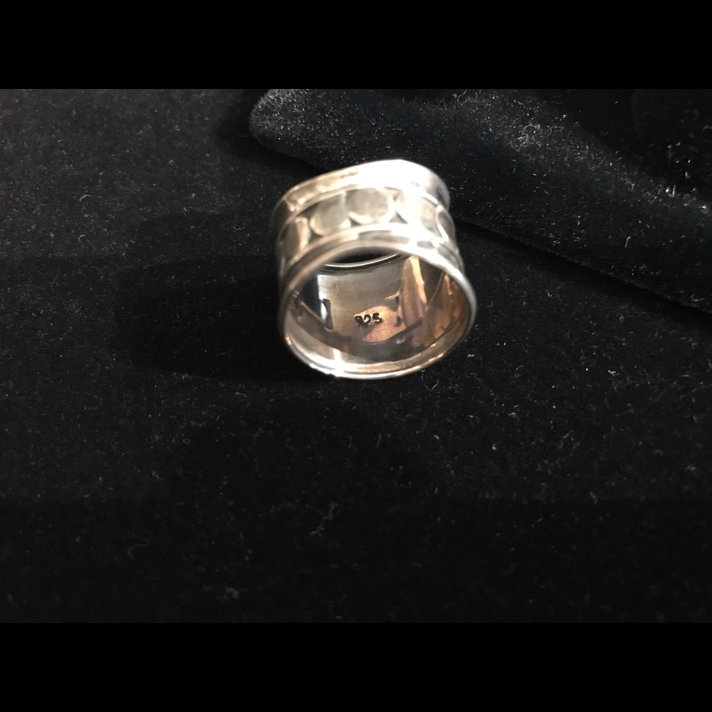 Last one! NEW Sterling silver wide ring size 5.5 - Picture 4 of 8